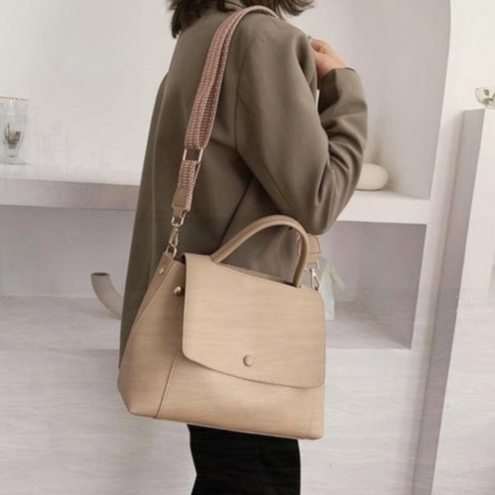 New Satchel Bag Beige 246 - Picture 1 of 2